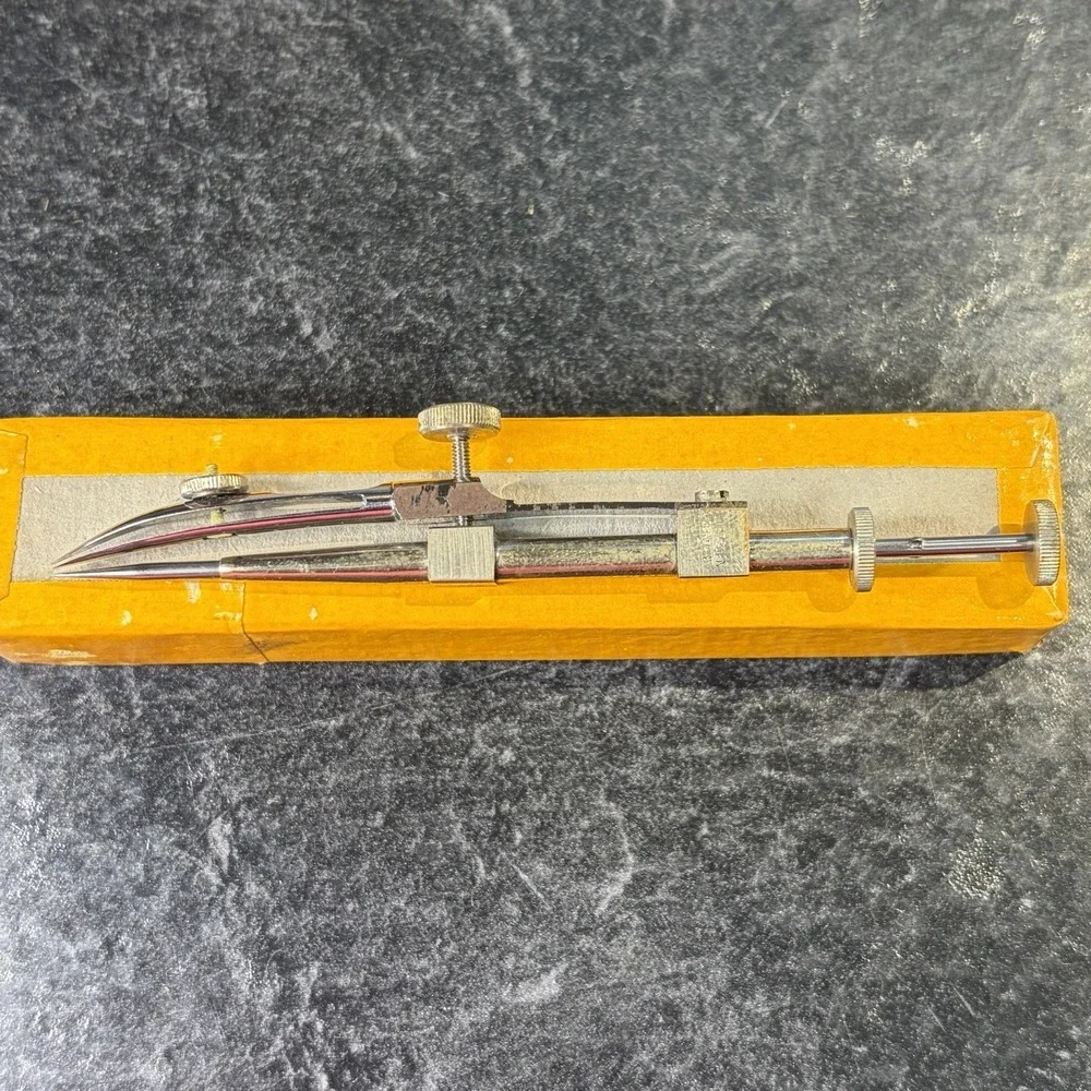 Vintage Dietzgen 768C Drop Swing‎ Bow Compass Technical Mechanical Drawing Tool